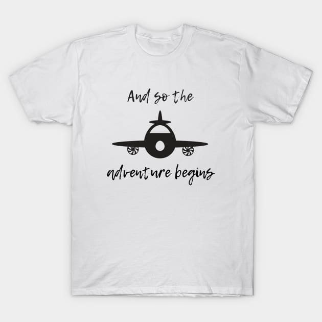 Adventure Begins T-Shirt by ryanmcintire1232
